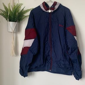 VINTAGE Wilson Men’s Navy Blue Windbreaker